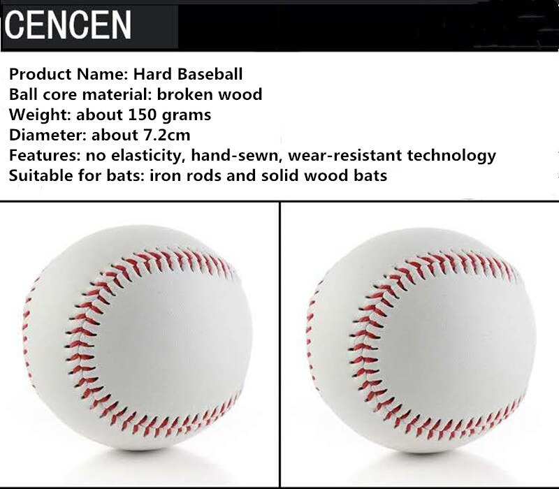 Hand-genäht harte baseball und handschuhe, freizeit und unterhaltung, leicht zu tragen, und kann ausgeübt jederzeit und überall