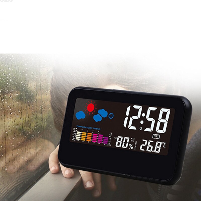 Weather Station, Indoor Outdoor Thermometer With Forecast, Temperature, Clock