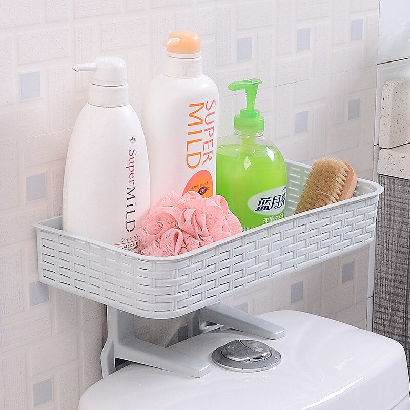 Badkamer Plank Rekken Gratis Punch Muur Wc Muur Hanger Badkamer Wc Plastic Wc Magazijnstelling