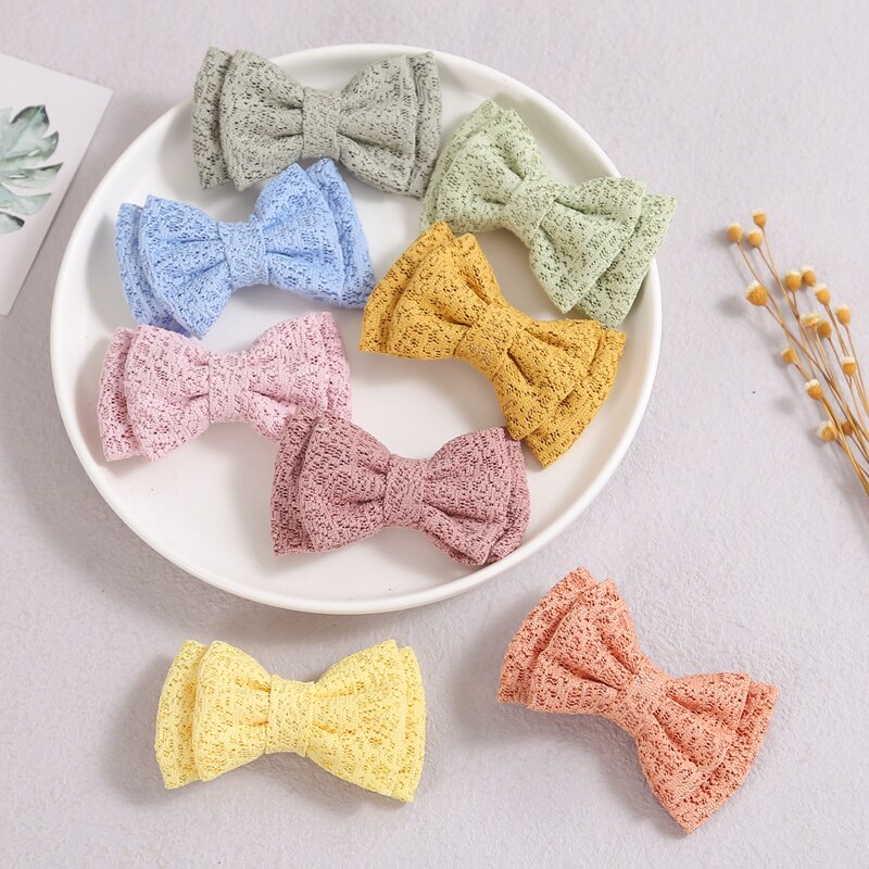 Horquillas con lazos para bebé para niña, pinzas – Grandado