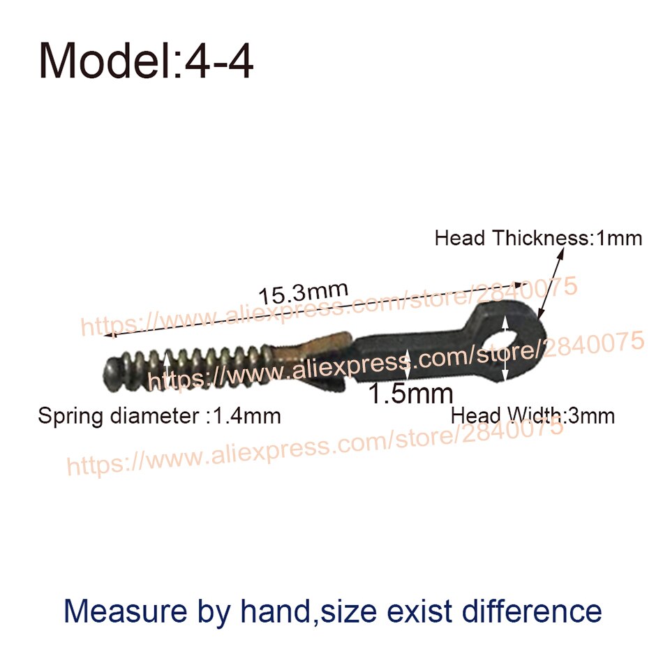 100PCS spring inserts for repairing broken eyeglass flex temples broken spring replacement part 4-4