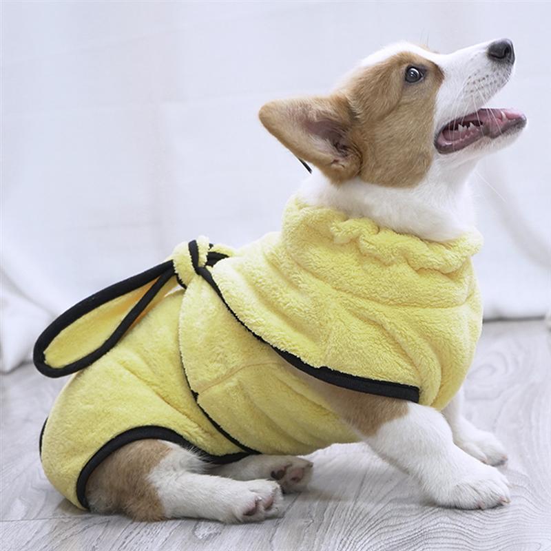 1pc kjæledyr hurtigtørkende vannabsorberende badehåndkle mykt og behagelig tørkehåndkle hund katt korall fleece håndklær