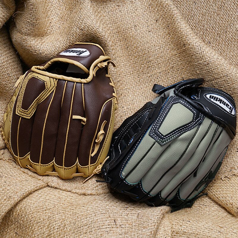 Mannen Rechterhand Batting Handschoenen Kids Lederen Honkbal Catcher Apparatuur Handschoen Praktijk Guante Beisbol Sportkleding BJ50ST