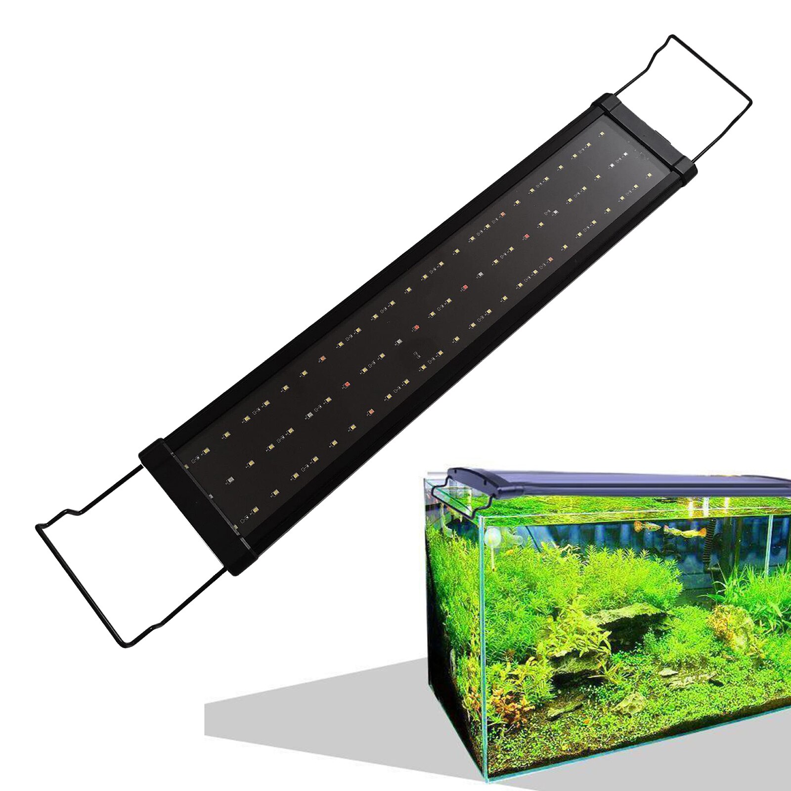 Decorative LED Aquarium Light for Planted Tanks, Full Freshwater Fish Tank Light, EU Plug