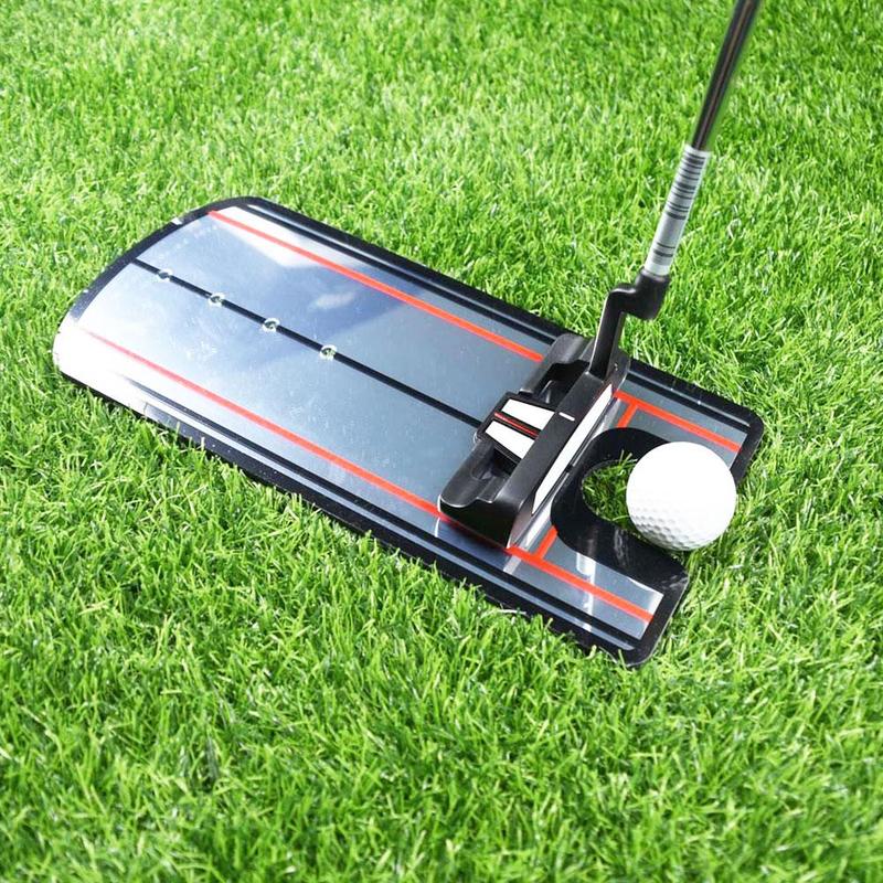 Golfsæt spejl golf træningshjælp tilpasning sving øje praksis 32 x golf swing tilbehør lige 14.5cm line træner  z2 h 8