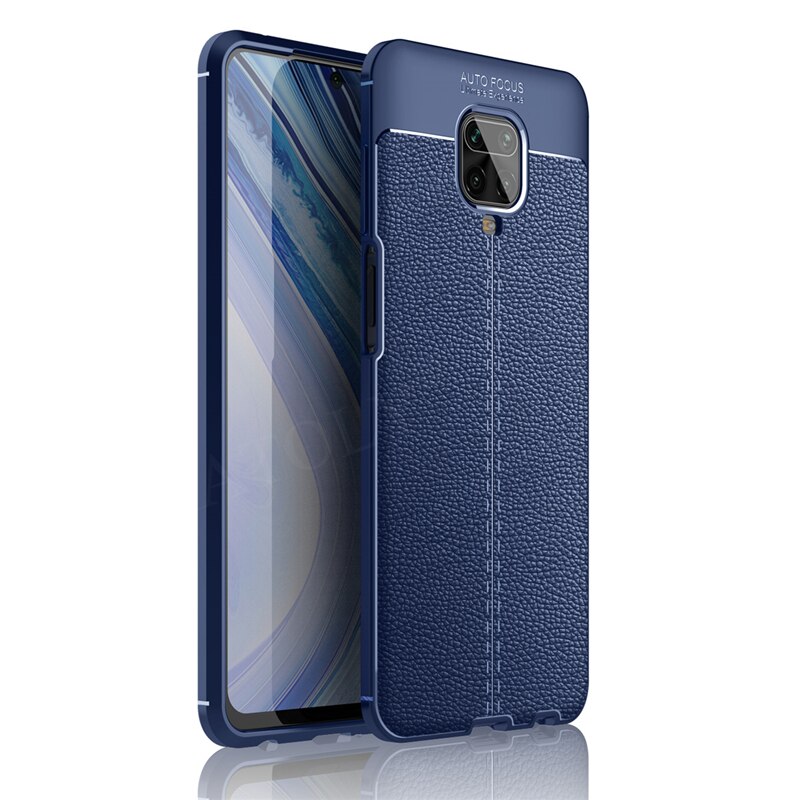 For Xiaomi Redmi Note 9S Case Cover Leather Soft Silicone Back Cover Redmi Note 9 S Pro Max Phone Bumper Case For Redmi Note 9S: For Redmi Note 9 Pro / Navyblue