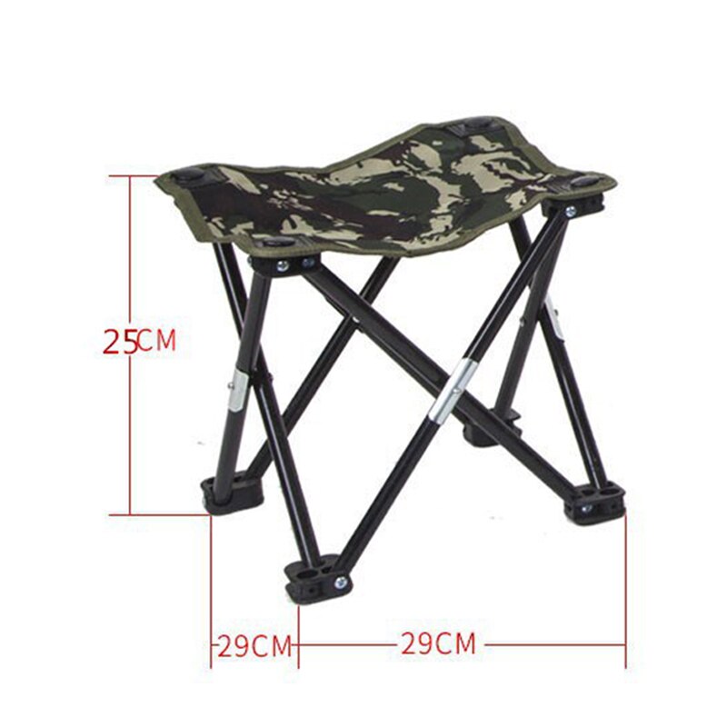 Outdoor Foldable Chair Light Weight Fishing Chair Multifunctional Folding Fishing Stool Seat forCamping Fishing Outdoor Aluminum