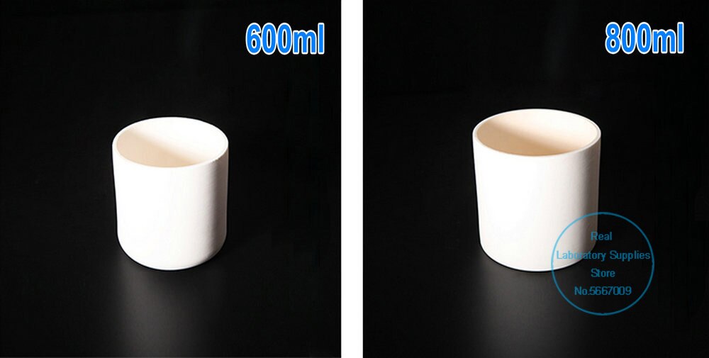 1 kpl lab 5ml to 1000ml sylinterimäinen korundi upokas 99%  alumiinioksidituhka upokas korkean lämpötilan kestävyys 1600 astetta
