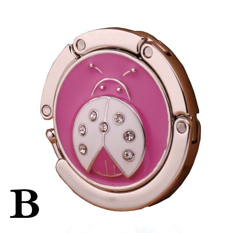 Bag Hook Round Metal Hook Bracket Folding Portable Hook Wallet Handbag Hook Seat Table Hook Bag Accessories: B