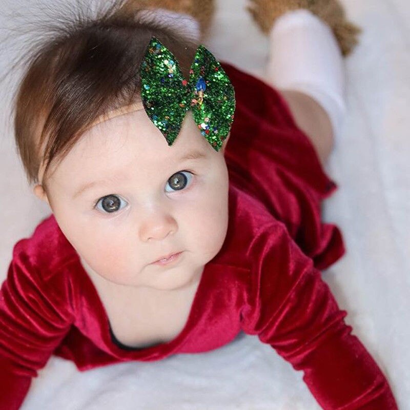 Sød nyfødt baby pige barn langærmet ensfarvet dejlig festkjole forår top vintage fløjl lille pige sundress