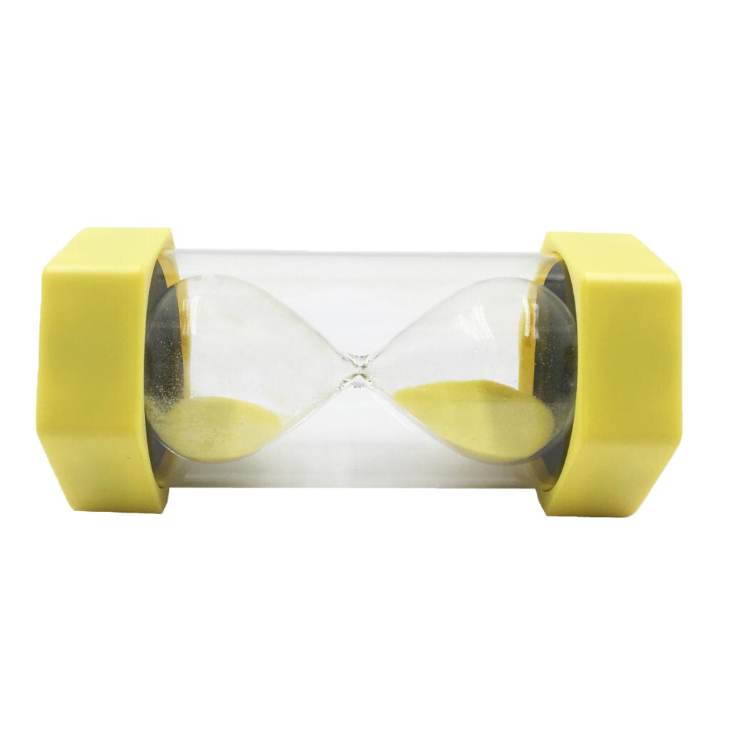 Plastic Sand Glass Clock Tea Timer 1 Minutes -40 Minutes Hourglass Sandglass Kitchen Cooking Yoga Sauna Timer Home Office Decor: 1 Minute-Yellow