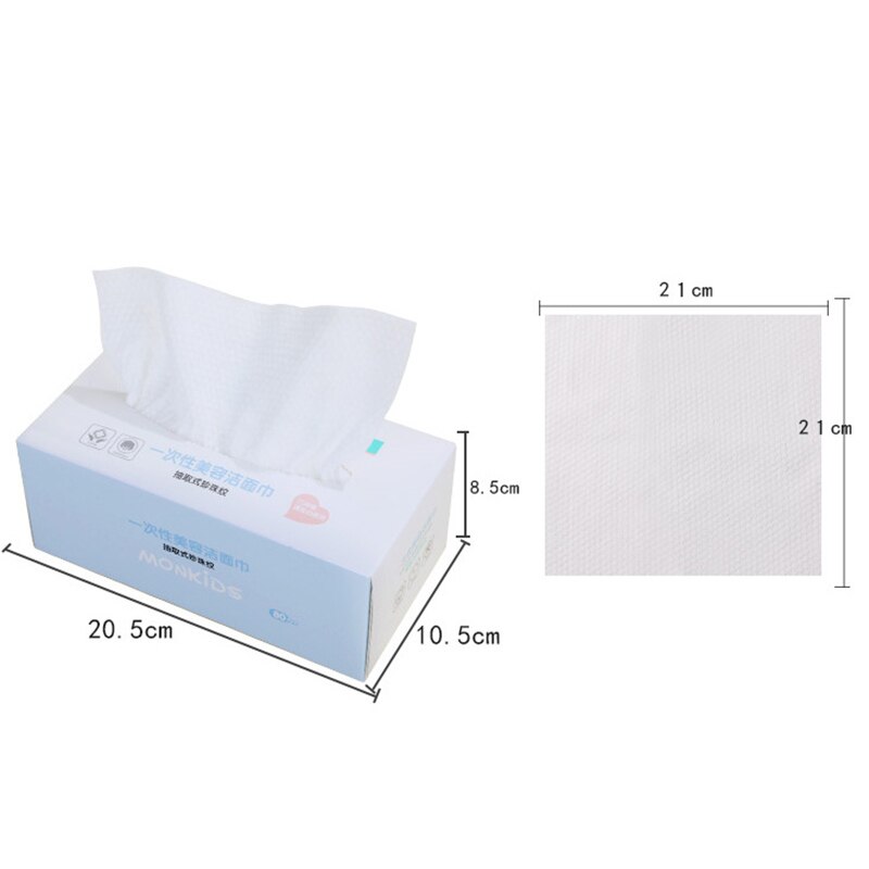 Ręczniki robić twarzy Monkids oczyszczanie twarzy dziesiątkowanie jednorazowe myjki 100 sztuk bawełniane chusteczki robić twarzy