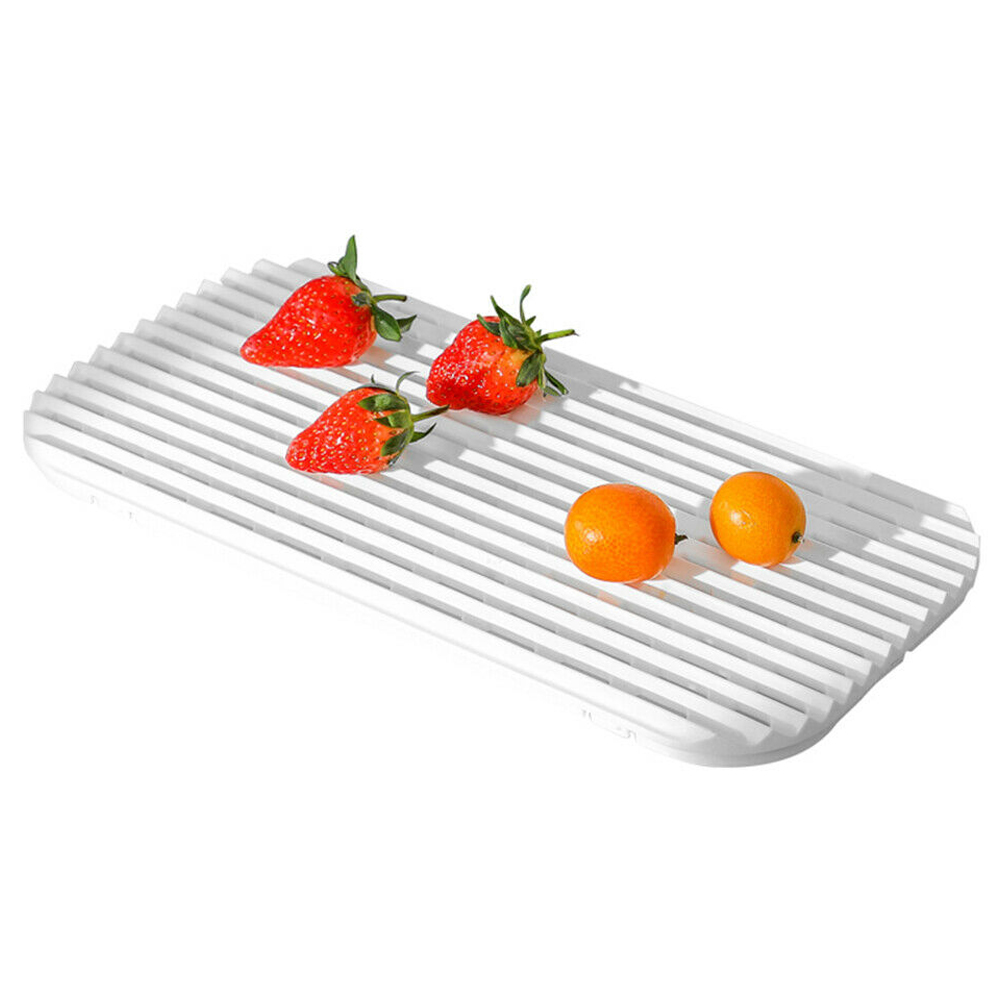 Kunststoff-Abtropf-Teetablett, Hohlplatte, multifunktionaler Getränkehalter für Zuhause, Küche, Obst