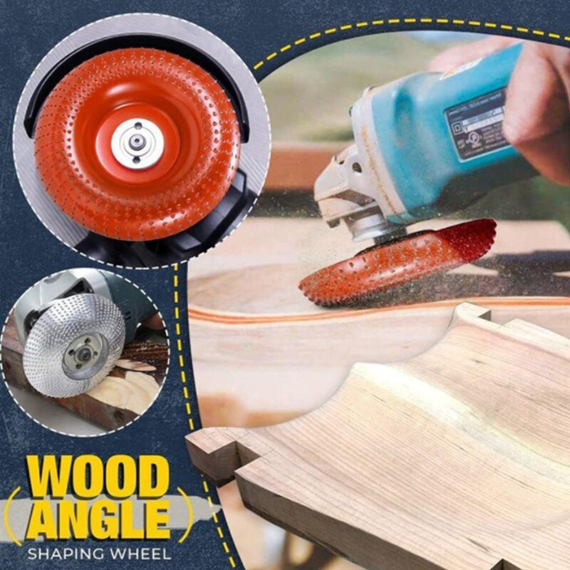 4 Pcs Hout Polijsten Slijpen Vormen Hoek Grinder Grinder Wiel Draaitafel Slijpen Houtsnijwerk Gereedschap