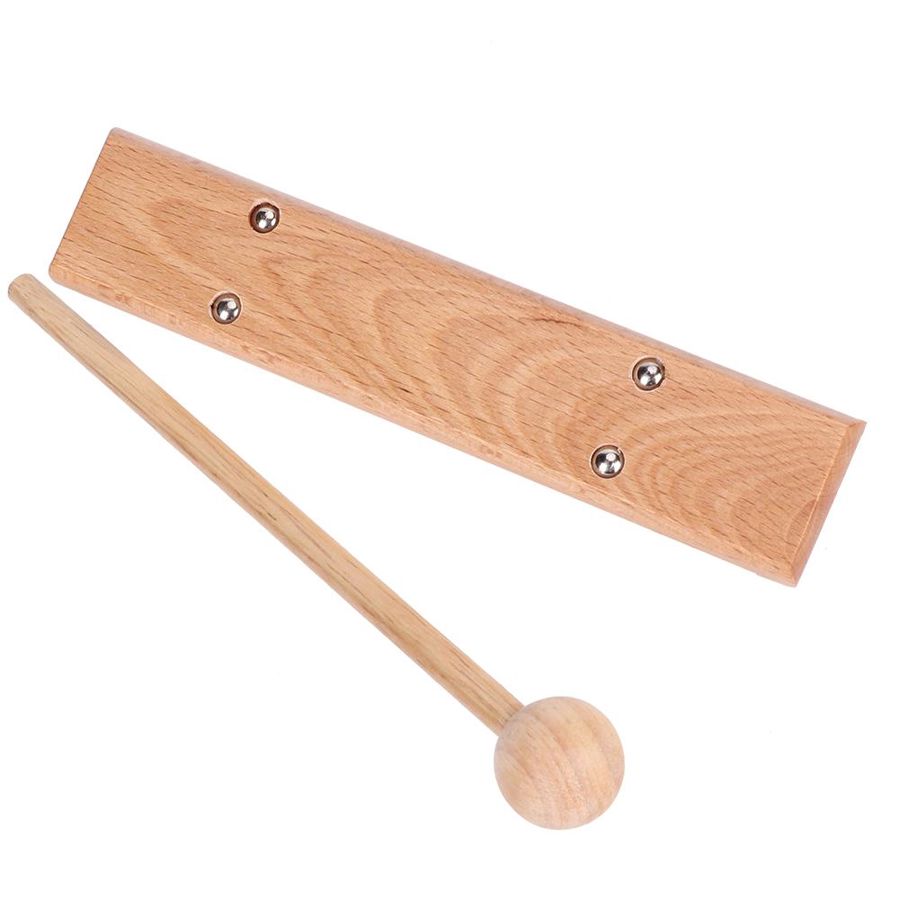 Solo Chime Percussie Muziekinstrumenten Voor Leraren Klaslokaal Houten Hamer Xylofoon