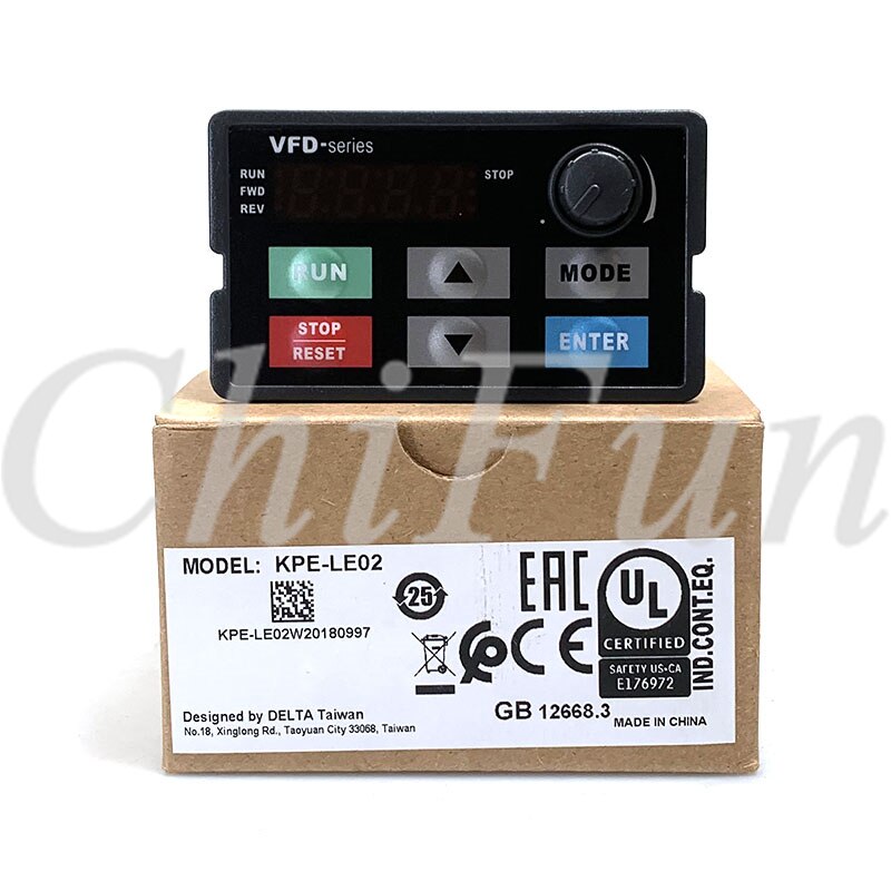 Delta VFD-E serie inverter betrieb panel KPE-LE02 neue mit original verpackung