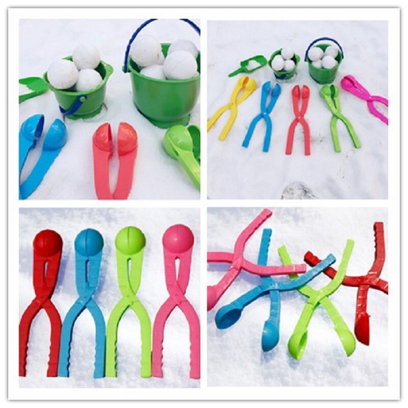 Winter Sneeuwbal Clip Sneeuw Bal Maker Zand Mold Tool Kids Speelgoed Sneeuw Scoop Maker Clip Outdoor Sport Kind Sport Speelgoed