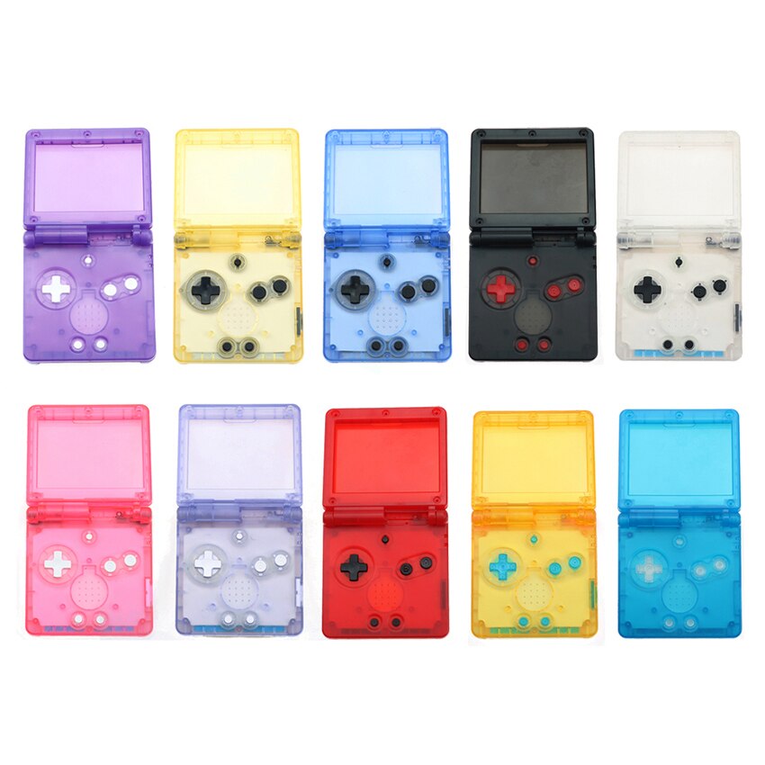 YuXi For GameBoy Advance SP Classic clear Limited Edition Replacement Housing Shell for GBA SP Housing Case Cover