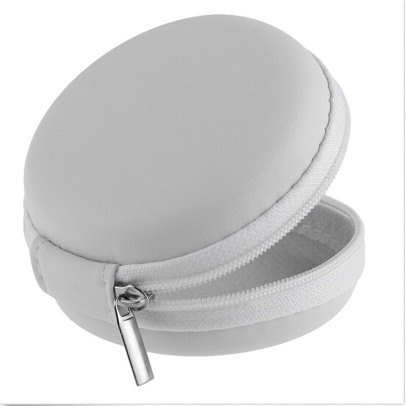 Vattentät skrivbordsklämma hållare förvaring eva hörlurar trådbox (utan hörlurar) dragkedja datakabel box 1pc