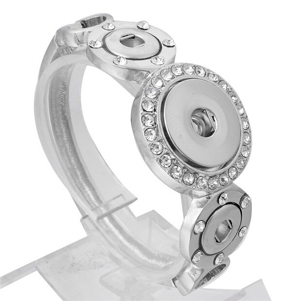 18mm Snap Jewelry Snap Bracelet Snap Button Bracelet Bangles Fit 18MM Snap Jewelry for Women Men Bracelets: 15