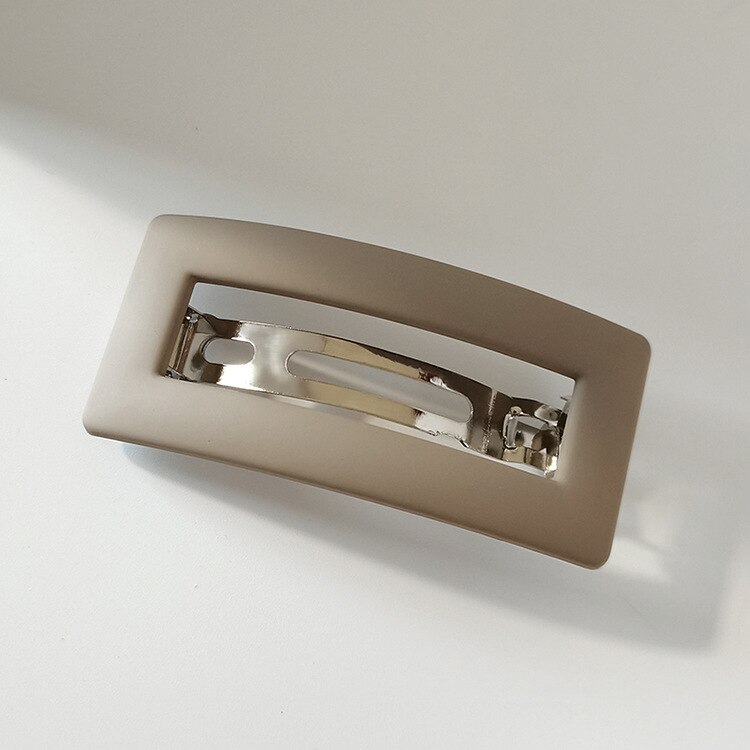 Koreaanse Matte Snap Haar Clips Elegante Haarspelden Paardenstaart Houder Haar Klauw Voor Vrouwen Meisjes Haarspelden Mode Haaraccessoires: 4