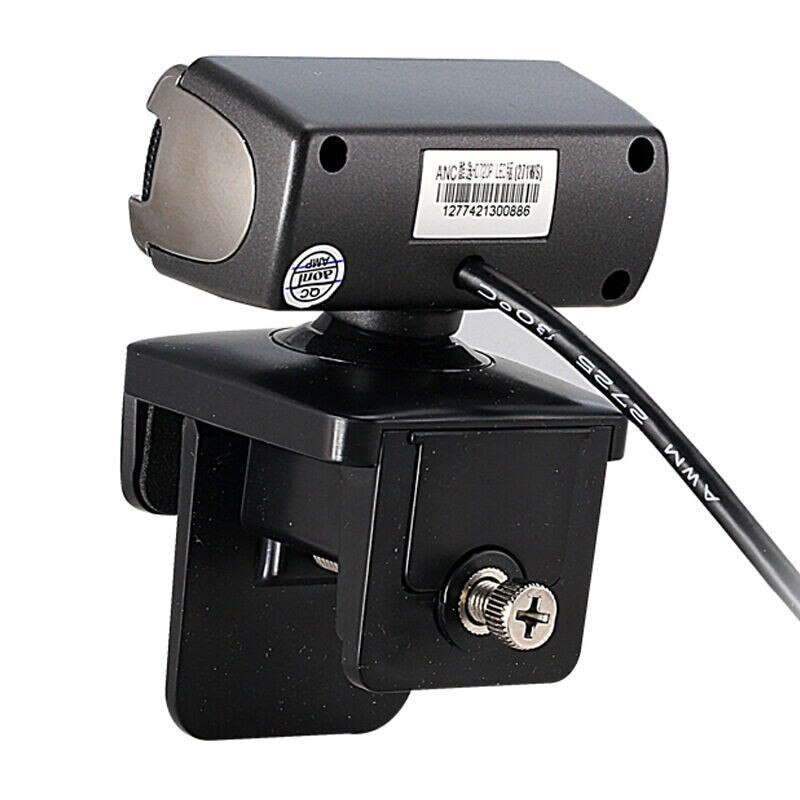 Aoni ANC Webcam HD 720P 12 Mega USB Web Cam Free Drive Smart TV Desktop PC Computer Video Laptop Camera Night With Microphone