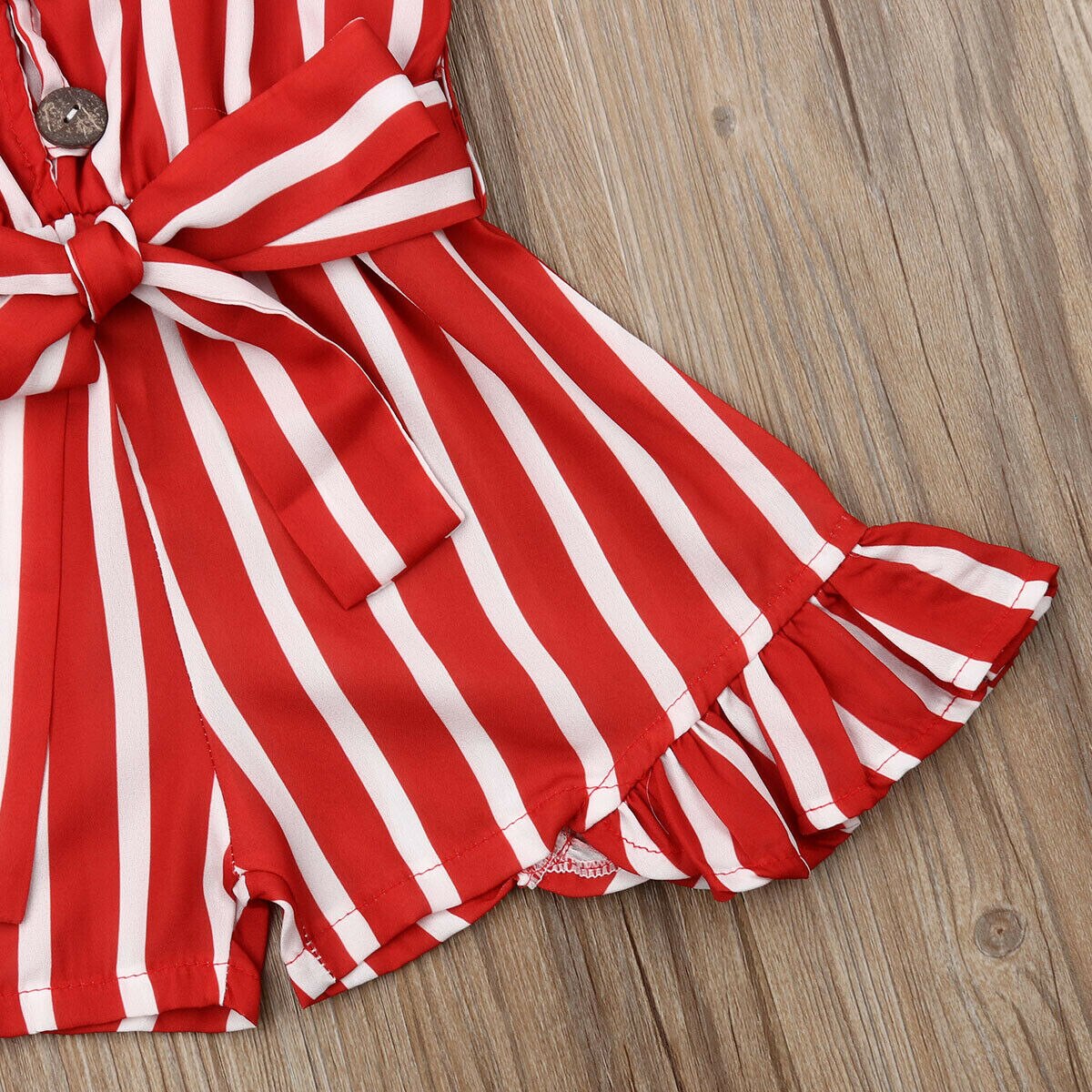 Ropa para niñas pequeñas, pelele a rayas con tirantes, mono sin mangas de gasa para playa, de verano