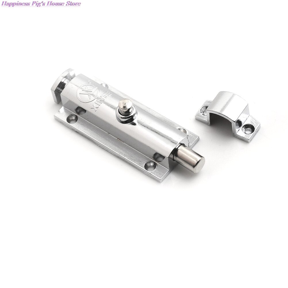 1 x dørs bolt 80 x 30 x 13mm sinklegeringsknapp for automatisk pop-up sikkerhetslås