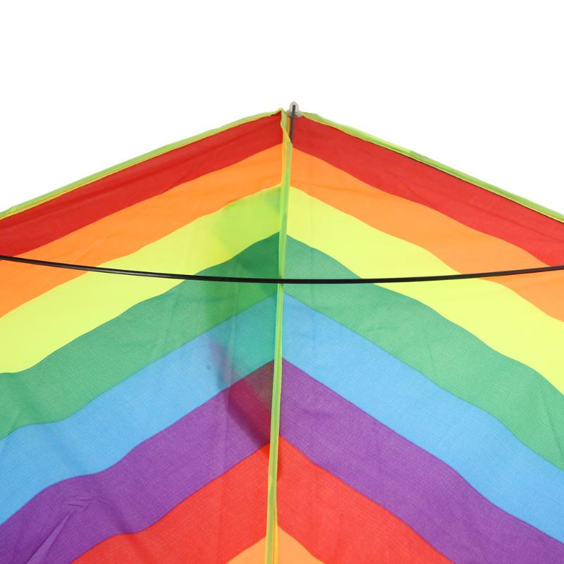 Regenboogvlieger lange staart nylon nieuwigheid regenboog schilderij vlieger interessante buitenvliegers vliegende kinderen interactief kleurrijk