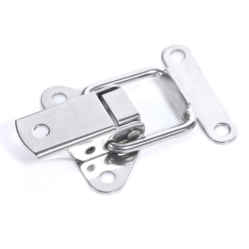 90 Graden Duck Mond Gesp Haak Lock Spring Loaded Draw Toggle Klink Klem Hasp 108*25Mm: Rood