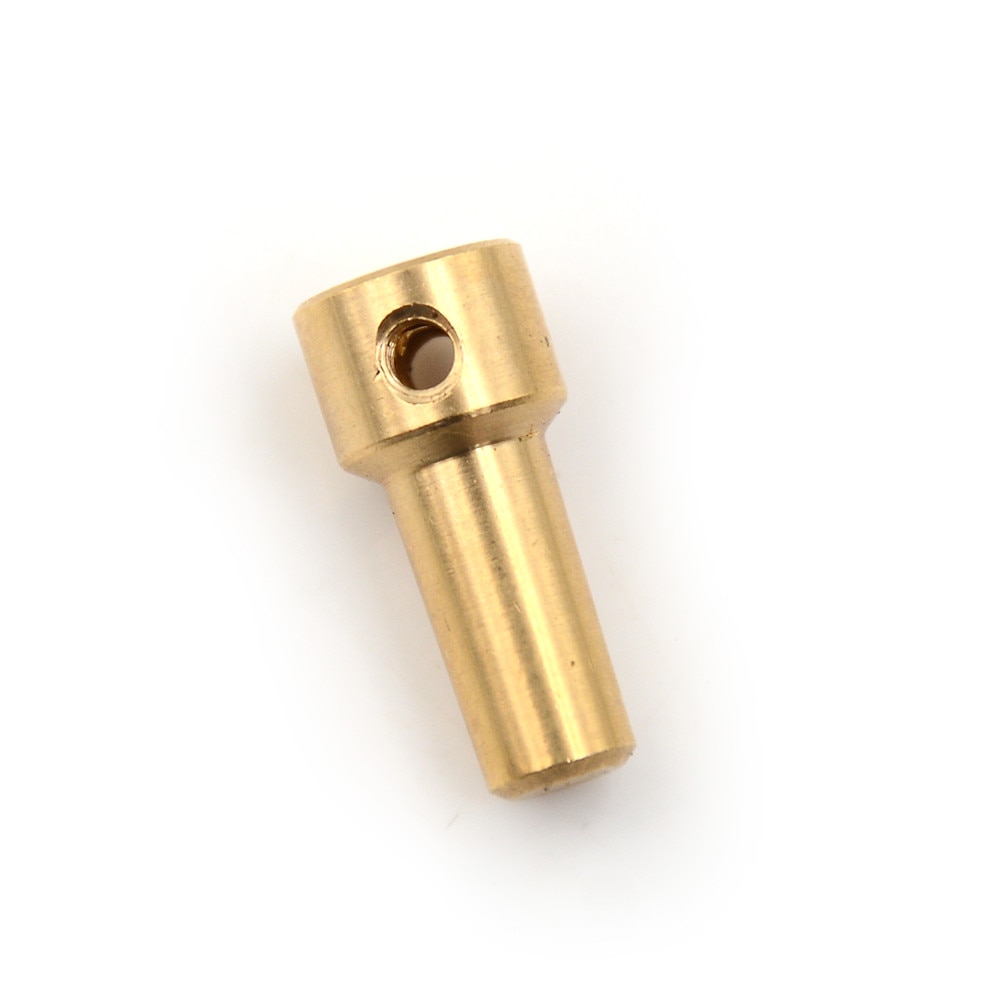 One Piece Brass 2.3mm Motor Shaft Clamp Electric Drill Chuck JT0 Coupling Motor Shaft Coupler Clamp