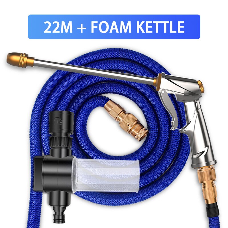 High Pressure Water Gun Metal Water Gun 15/22/30 Meter Car Washer Spray Car Washing Tools Garden Water Jet Pressure Washer: Red