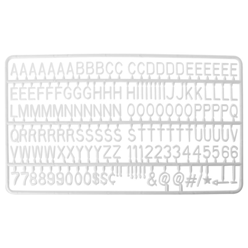 Ensemble de lettres de chiffres, caractères spéciaux, feutres, messages modifiables, signes et lettres, 300