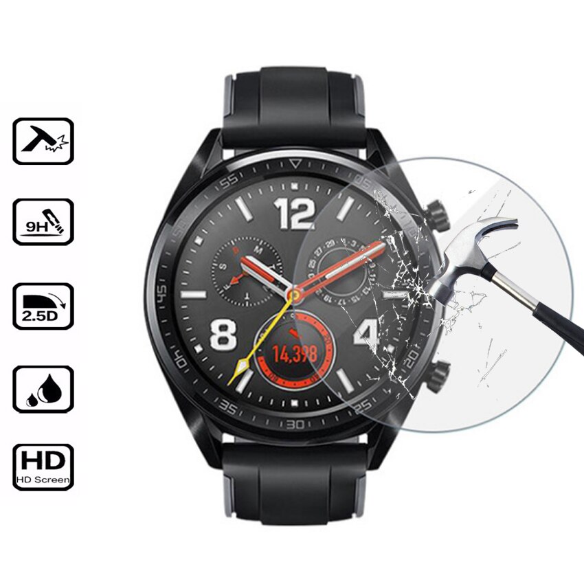 2 Stuks Beschermende Glas Voor Huawei Watch Gt 2 Voor Huawei Watch Gt2 Tg2 2gt (46 Mm) tg Smart Watch Screen Protector Film Accessoires