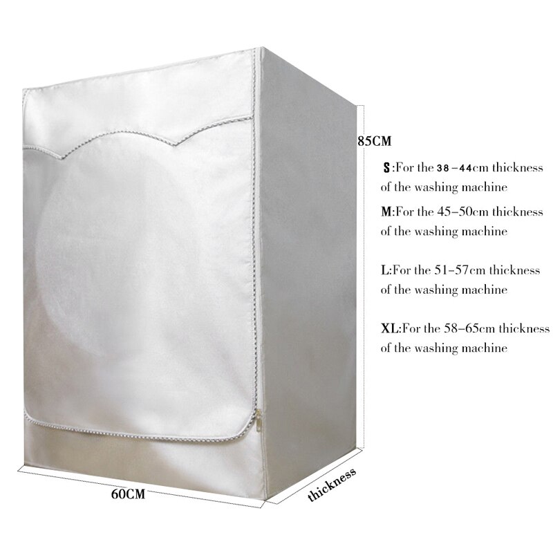 Automatic Roller Washing Machine Cover Dustproof Waterproof Breathable for Home M8617