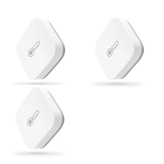Aqara-termómetro con Sensor de temperatura y Hu mi, higrómetro, versión Atmos para el cuidado del bebé, compatible con IFTTT Gateway Mi aplicación para hogares: 3PCS