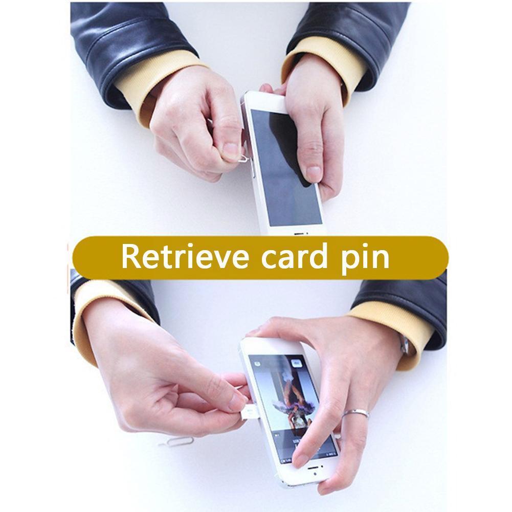 10 Pcs Sim Card Tray Pin Tool Remover Eject Ejector For Cellphone Card Picker Parts Phone Accessories D4k8