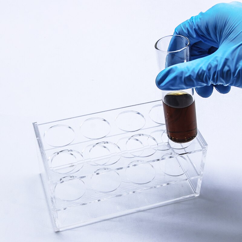 1Pcs 8 Holes Laboratory Test Tube Rack For 50ml Acrylic Plexiglass Tube
