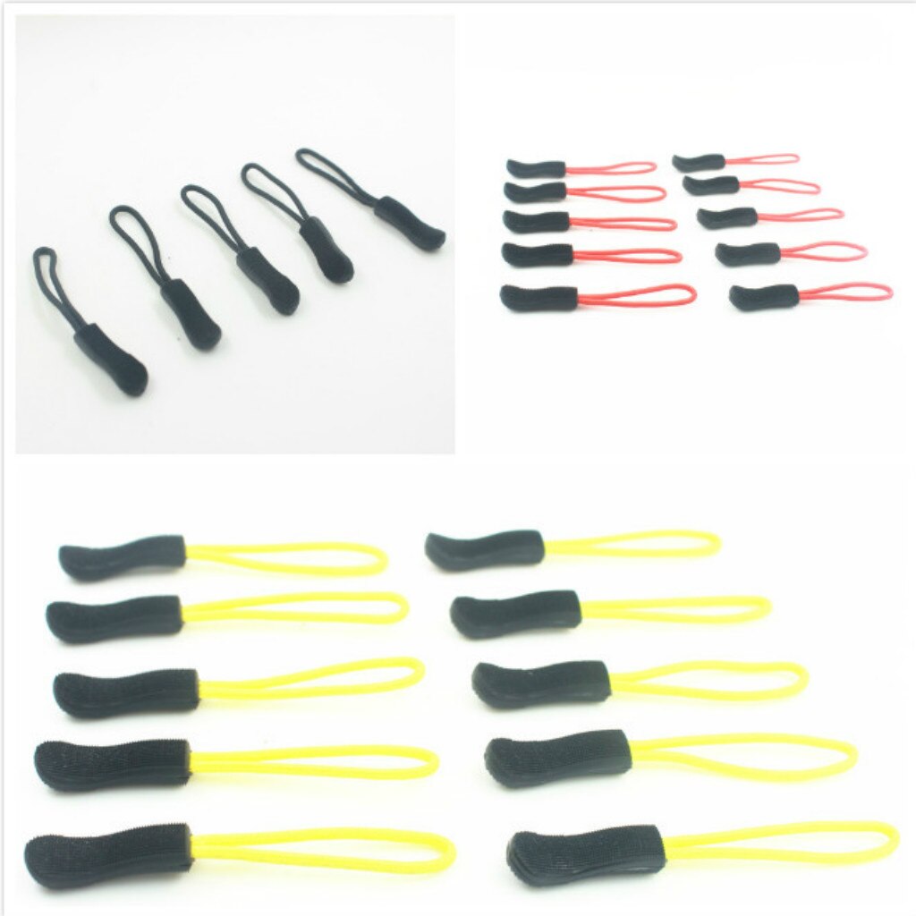 10 Pcs Zipper Pull Cord Zip Trekkers Fastener Slider Voor Rugzak Jas Bagage