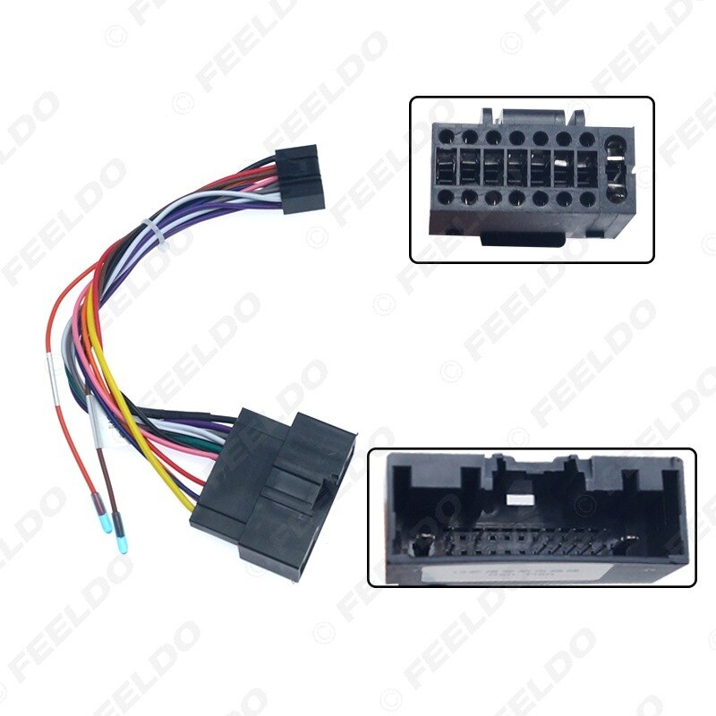 Harnais de câblage de trompette de Conversion du schéma 16pin de zhang xun de ligne électrique de Navigation de Ford Focus + d'android Applicable