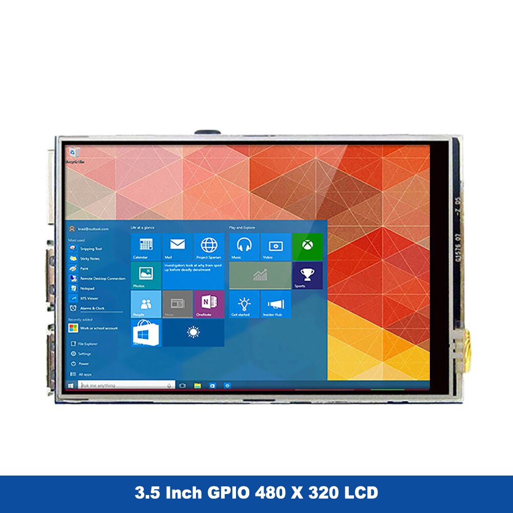 ITINIT R58 Raspberry Pi 4 Model 3B 3B+ Touch Screen 3.5/5/7 inch LCD Module Resistive/Capacitive Display Monitor Touch Panel: 3.5 Inch GPIO LCD