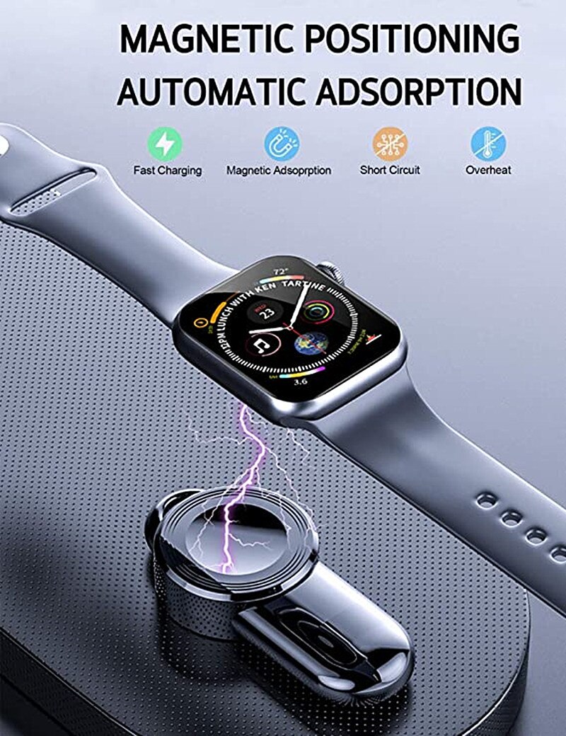 Chargeur pour Apple Watch Series 6 SE 5 4 3 2 1 chargeur USB sans fil Portable magnétique pour Apple Watch 44mm 40mm 38mm 42mm