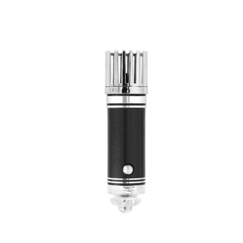 Onever Mini Auto Car Fresh Air Ionic Purifier Oxygen Bar Ozone Ionizer Cleaner 12V For Car Bedroom Office: black