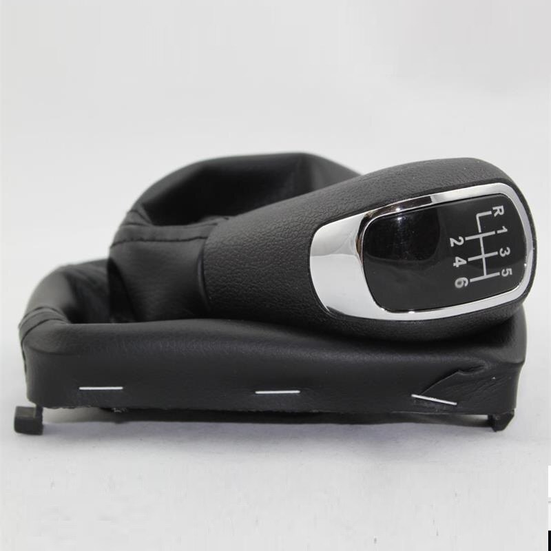 For Skoda Superb 2 MK2 Car-Styling 6 Speed Car Stick Gear Shift Knob Leather Gaiter Boot