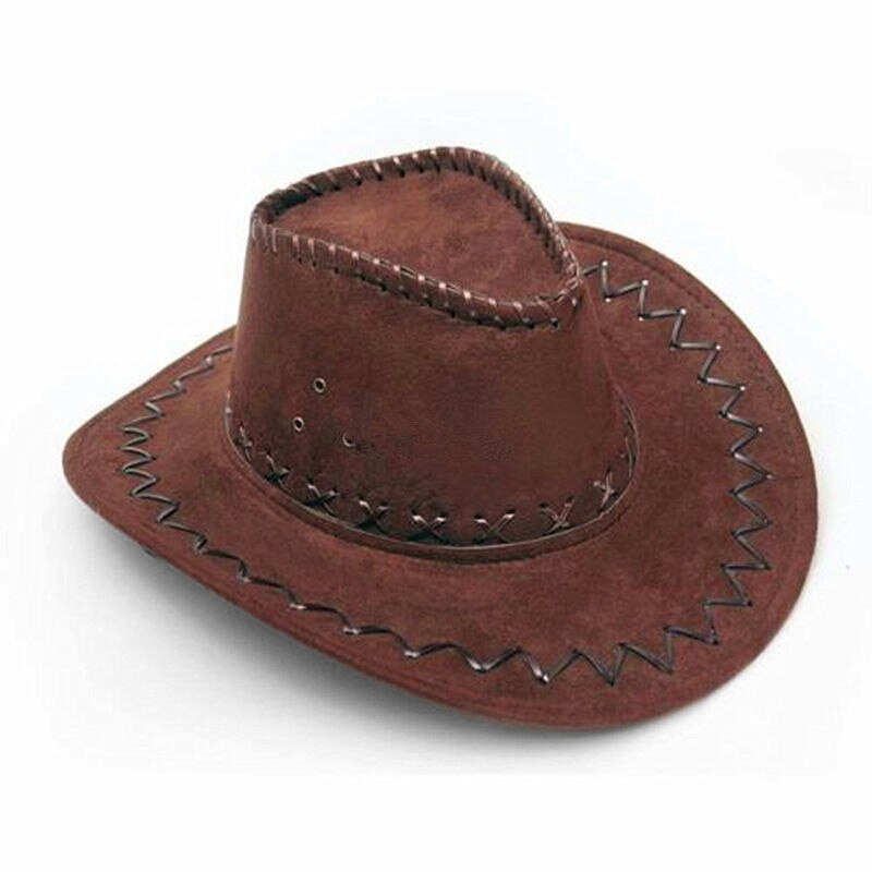 Sombrero de vaquero y Vaquera de lujo para hombre y mujer, gorro de estilo occidental, sombrilla versátil y a la: 06