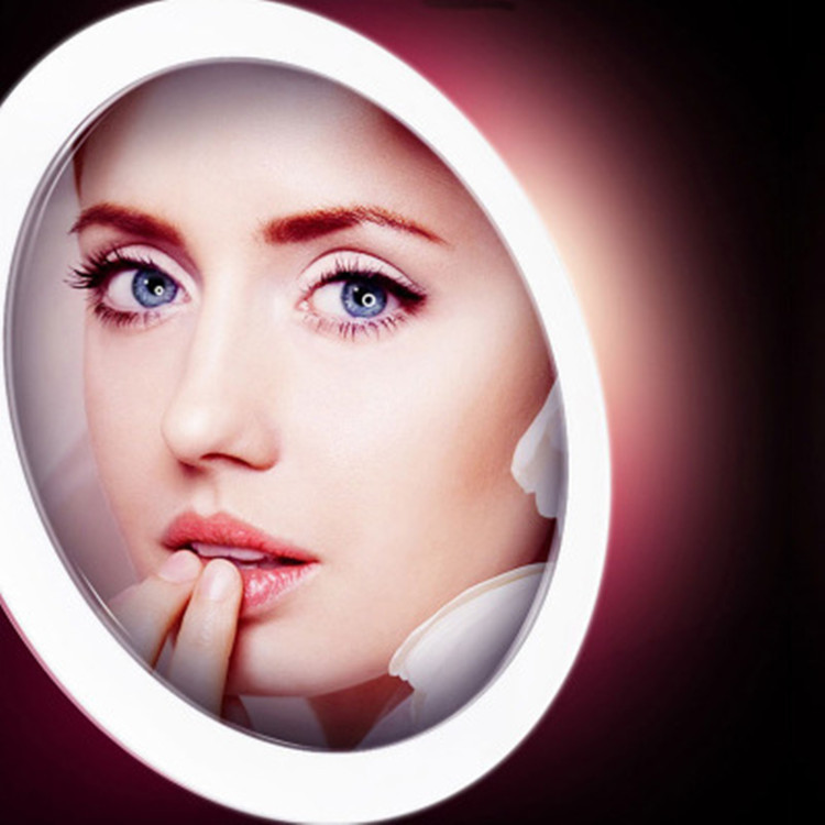 Portable Smart Beauty Makeup Mirror HD Makeup Mirror Led Portable Fill Light Mirror Luminous Makeup Mirror with Light