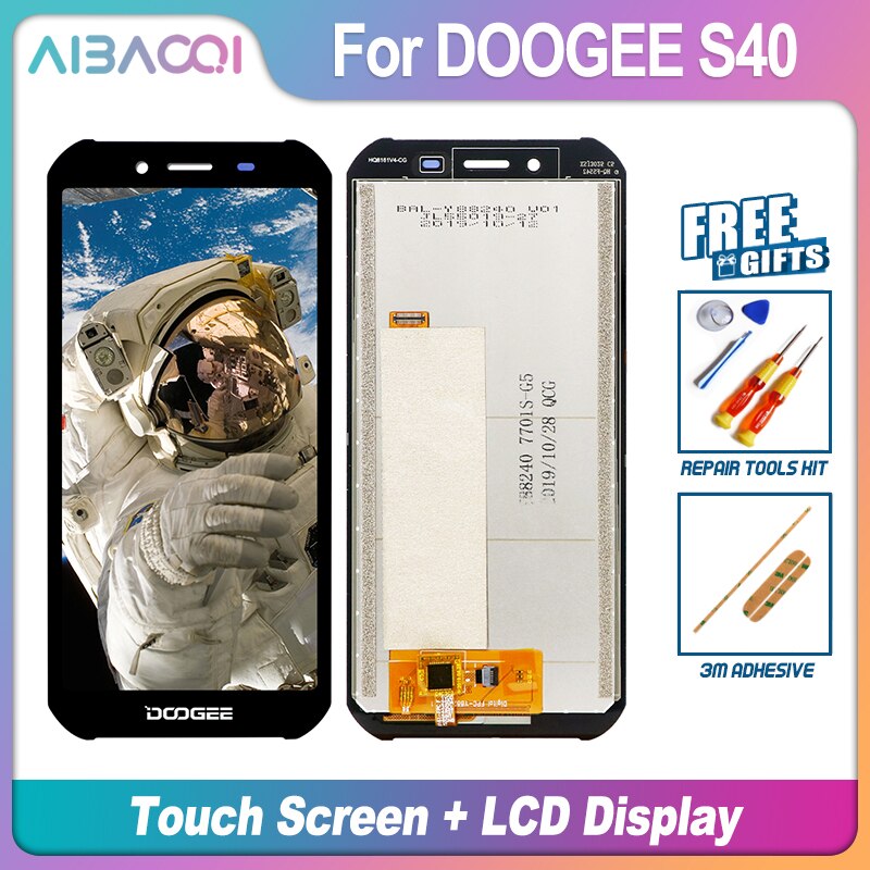 Touch Screen+LCD Display Assembly Replacement For Doogee S30/S40/S55/S60/S68 Pro/S70/S88 Pro/S90/A95 Pro/Shoot 1 Phone: S40 S40Lite Version1