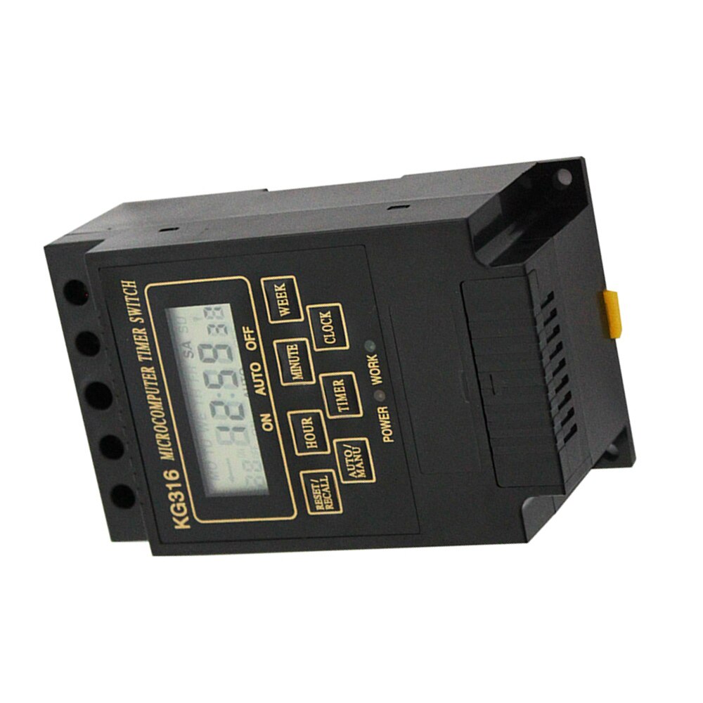 1 Pcs Digital Programmable Electronic Timer Time Switch Relay Controller Intelligent Microcomputer AC 220V KG316T