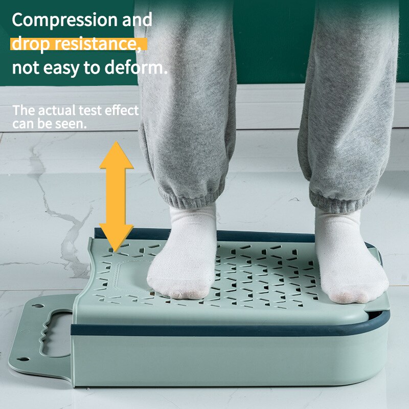 Wall Mounted Laundry Basket Foldable Clothes Storage Basket Bathroom Hollow Laundry Hamper Dirty Clothes Sundries Organizer