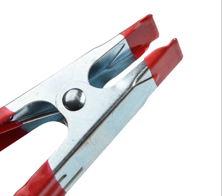 10PCS Metal Spring Clamps 2" Clip Soft Plastic Tips Grip Photos Craft